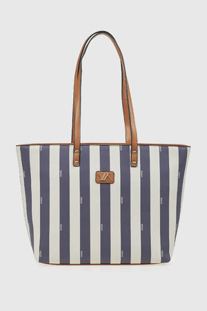 VERDE FASHION | Shopper motivo a righe
