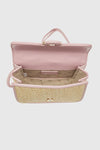 VERDE FASHION | Borsa in rafia a tracolla