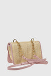 VERDE FASHION | Borsa in rafia a tracolla