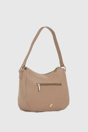 VERDE FASHION | Borsa a spalla con tasca frontale
