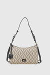 VERDE FASHION | Borsa a spalla motivo geometrico