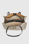 VERDE FASHION | Shopping bag motivo geometrico
