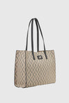 VERDE FASHION | Shopping bag motivo geometrico