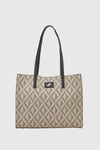 VERDE FASHION | Shopping bag motivo geometrico