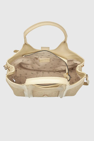 VERDE FASHION | Borsa a spalla in tessuto