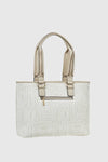 VERDE FASHION | Shopping bag motivo geometrico