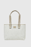 VERDE FASHION | Shopping bag motivo geometrico