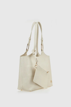 VERDE FASHION | Borsa a spalla con pochette removibile