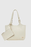 VERDE FASHION | Borsa a spalla con pochette removibile