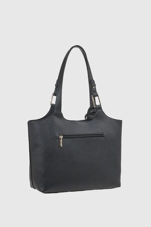 VERDE FASHION | Borsa a spalla con pochette removibile