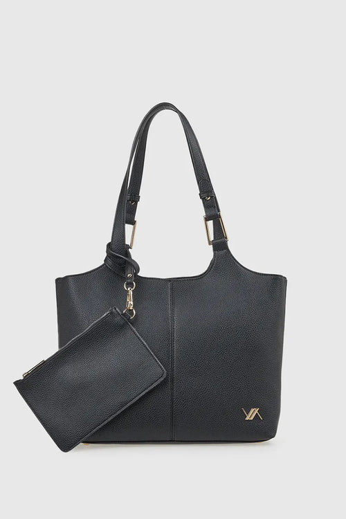 VERDE FASHION | Borsa a spalla con pochette removibile