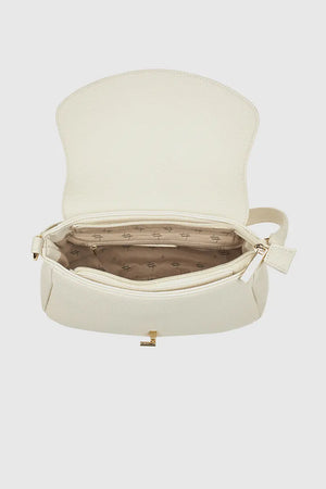 VERDE FASHION | Borsa a spalla con patta e tracolla