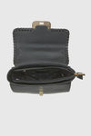 VERDE FASHION | Borsa in ecopelle con borchie