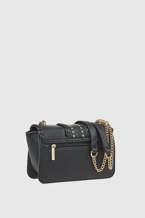 VERDE FASHION | Borsa in ecopelle con borchie