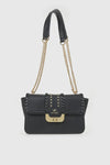 VERDE FASHION | Borsa in ecopelle con borchie