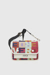 VERDE FASHION | Borsa a tracolla logo multicolor