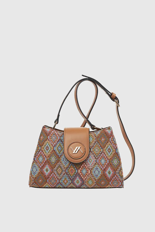 VERDE FASHION | Borsa a tracolla multicolor