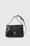 VERDE FASHION | Borsa a tracolla ecopelle lucida