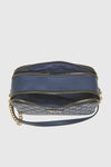 VERDE FASHION | Pochette doppia tasca motivo geometrico
