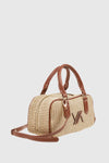 VERDE FASHION | Borsa baguette in rafia