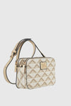 VERDE FASHION | Borsa a tracolla tre tasche motivo geometrico