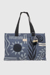 VERDE FASHION | Borsa mare in cotone fantasia