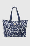VERDE FASHION | Borsa mare in cotone fantasia cachemire