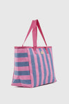 VERDE FASHION | Borsa mare in paglia a righe