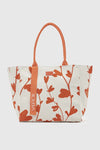 VERDE FASHION | Borsa mare in canvas fantasia
