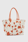 VERDE FASHION | Borsa mare in canvas fantasia