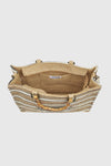 VERDE FASHION | Borsa mare occhio in cotone con tracolla
