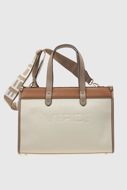 VERDE FASHION | Tote bag logo colorblock