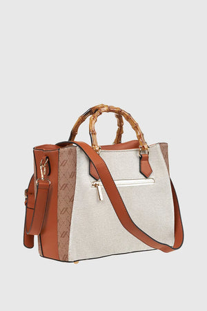 VERDE FASHION | Tote bag manico bamboo