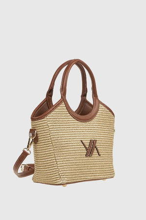 VERDE FASHION | Borsa a mano in rafia