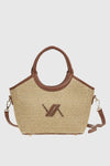 VERDE FASHION | Borsa a mano in rafia