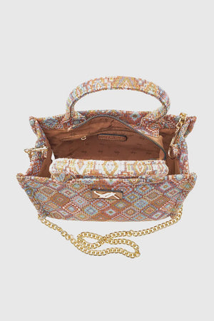 VERDE FASHION | Mini bag etnica a tracolla