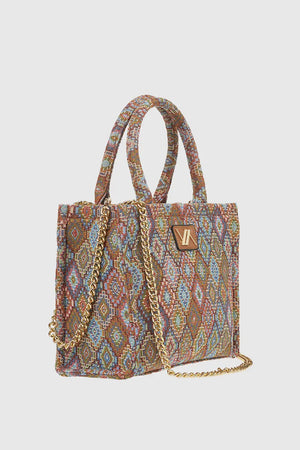 VERDE FASHION | Mini bag etnica a tracolla