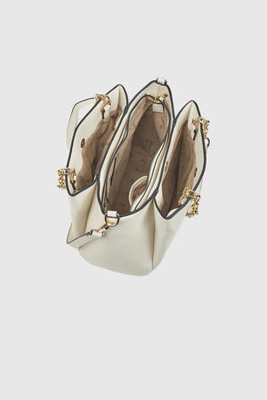 VERDE FASHION | Borsa morbida a tre scomparti
