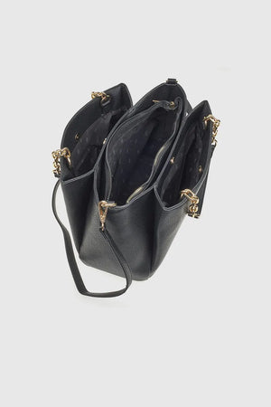 VERDE FASHION | Borsa morbida a tre scomparti