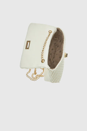 VERDE FASHION | Pochette ecopelle trama ondulata