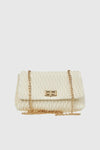 VERDE FASHION | Pochette ecopelle trama ondulata