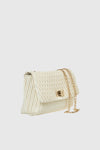 VERDE FASHION | Pochette ecopelle trama ondulata