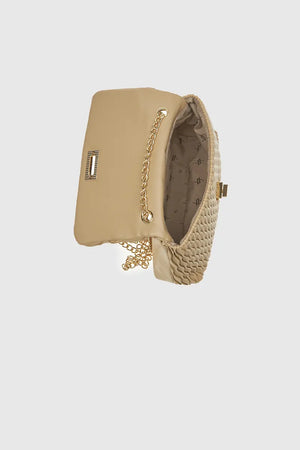 VERDE FASHION | Pochette ecopelle trama ondulata