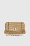 VERDE FASHION | Pochette ecopelle trama ondulata