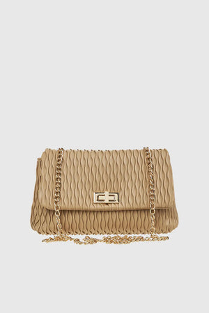 VERDE FASHION | Pochette ecopelle trama ondulata