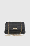 VERDE FASHION | Pochette ecopelle trama ondulata