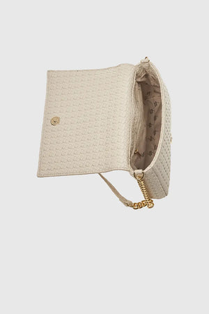 VERDE FASHION | Pochette ecopelle trama intrecciata