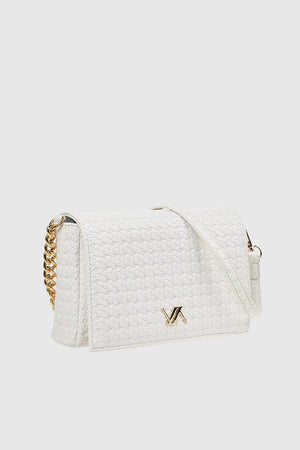 VERDE FASHION | Pochette ecopelle trama intrecciata