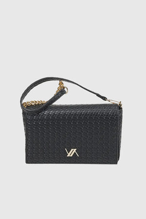 VERDE FASHION | Pochette ecopelle trama intrecciata