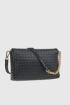 VERDE FASHION | Pochette ecopelle trama intrecciata